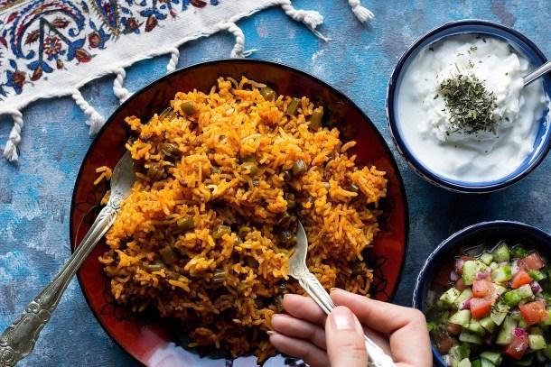 طرز تهیه لوبیا پلو با سویا مجلسی و خاص